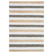 Natural Luxe Ivory Brown Stripe - N1016 - 5' x 8'