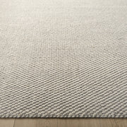Natural Luxe Blue Gray Ivory Solid - N1018 - 5' x 8'