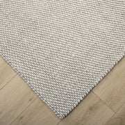 Natural Luxe Blue Gray Ivory Solid - N1018 - 5' x 8'