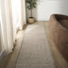 Natural Luxe Brown Ivory Solid - N1019 - 2' x 8' Runner