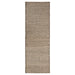 Natural Luxe Brown Ivory Solid - N1019 - 2' x 10' Runner