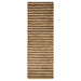 Natural Luxe Beige Plum Brown Stripe - N1021 - 3' x 8' Runner