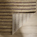 Natural Luxe Beige Plum Brown Stripe - N1021 - 8' x 11'