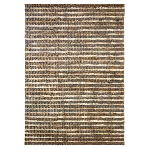 Natural Luxe Gray Ivory Stripe - N1022 - 5' x 8'