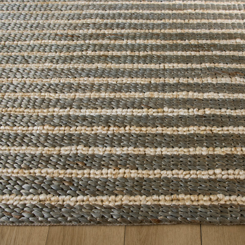 Natural Luxe Gray Ivory Stripe - N1022 - 5' x 8'