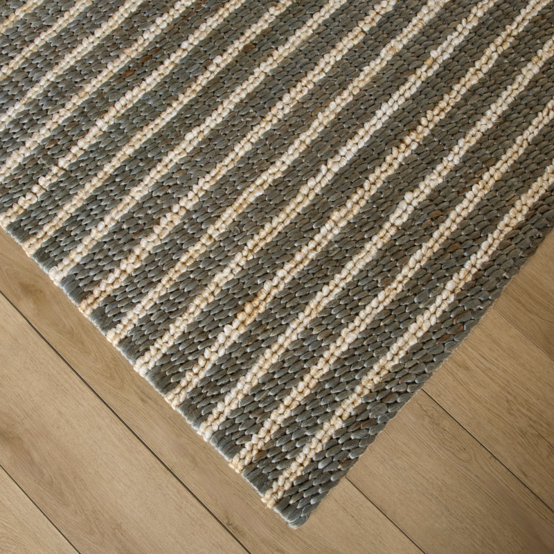 Natural Luxe Gray Ivory Stripe - N1022 - 12' x 15'