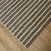 Natural Luxe Gray Ivory Stripe - N1022 - 3' x 10' Runner