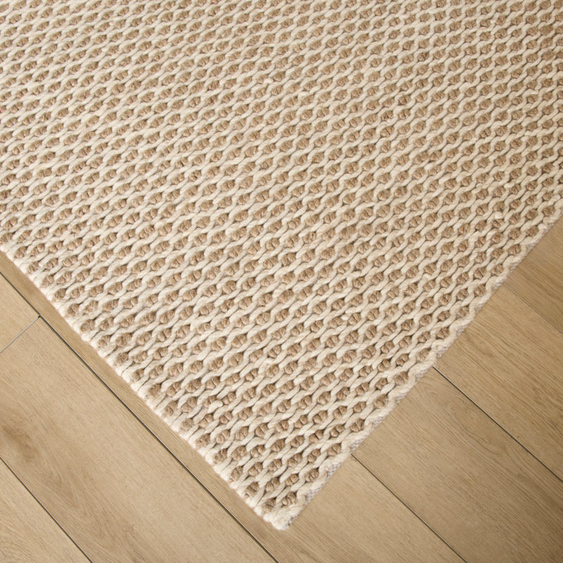 Natural Luxe Brown Ivory Dots - N1024 - 5' x 8'