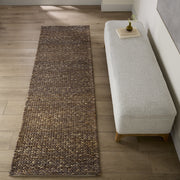 Natural Luxe Plum Brown Braid - N1025 - 3' x 8' Runner