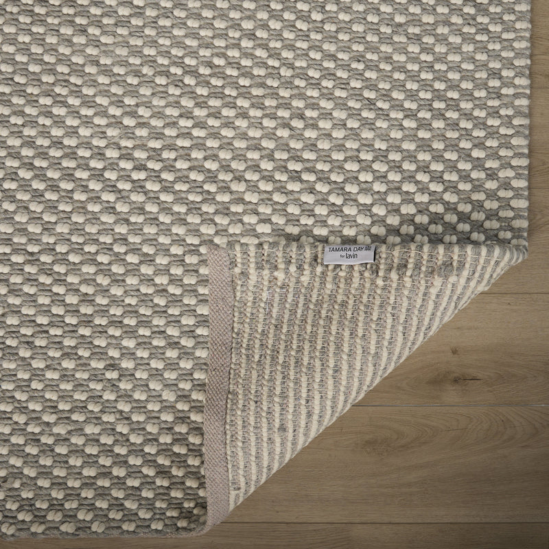Natural Luxe Blue Gray Ivory Dots - N1028 - 12' x 15'