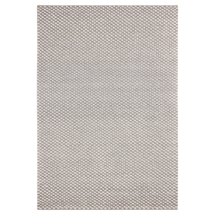 Natural Luxe Blue Gray Ivory Dots - N1028 - 5' x 8'