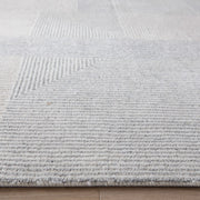 Sachin Gray Ivory Geometric - N2001 - 5' x 8'