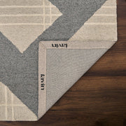 Sachin Gray Ivory Geometric - N2002 - 2' x 3'