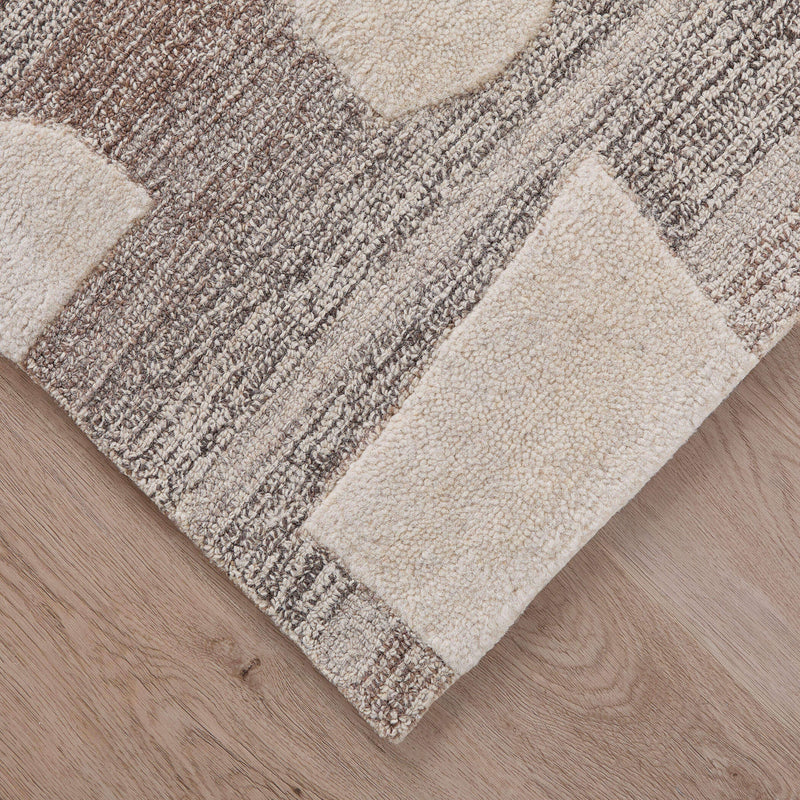 Sachin Brown Ivory Geometric - N2003 - 8' x 11'