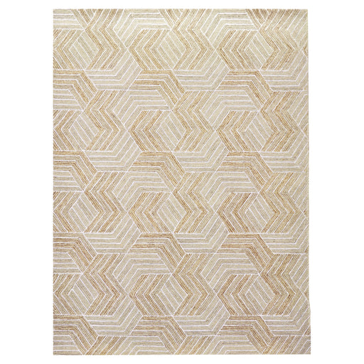 Sachin Brown Geometric - N2005 - 5' x 8'