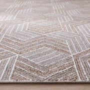 Sachin Brown Geometric - N2005 - 5' x 8'