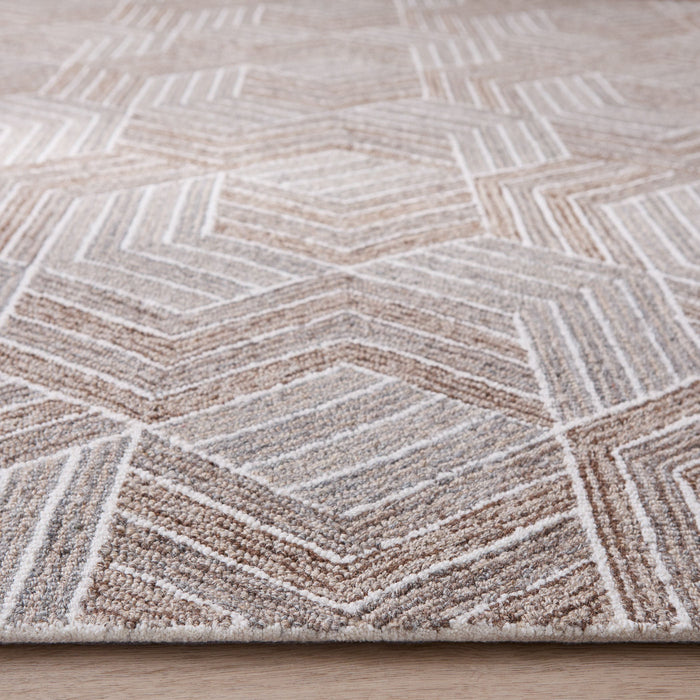 Sachin Brown Geometric - N2005 - 7' x 9'