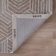 Sachin Brown Geometric - N2005 - 5' x 8'