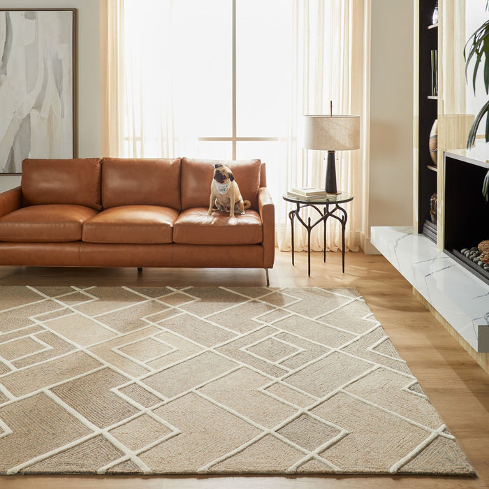 Sachin Brown Geometric - N2006 - 8' x 11'