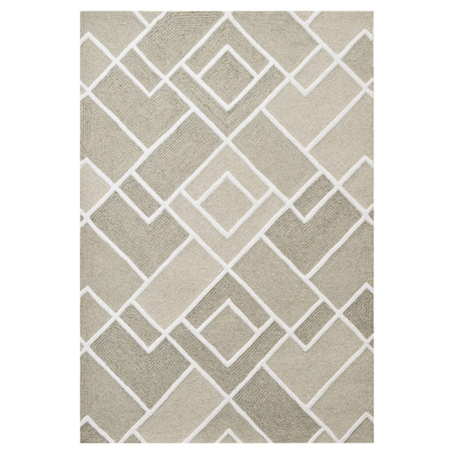 Sachin Brown Geometric - N2006 - 5' x 8'