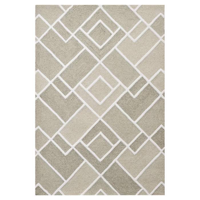 Sachin Brown Geometric - N2006 - 2' x 3'