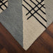 Sachin Black Ivory Geometric - N2007 - 7' x 9'