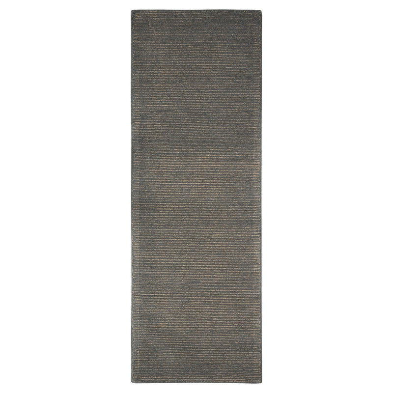 Contempo Blue Gray Brown Stripe - N2008 - 3' x 10' Runner