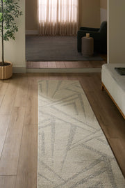 Contempo Light Gray Geometric - N2009 - 3' x 10' Runner