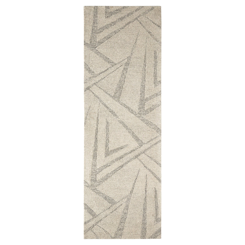 Contempo Light Gray Geometric - N2009 - 3' x 12' Runner