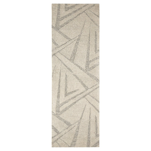 Contempo Light Gray Geometric - N2009 - 3' x 10' Runner