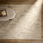 Contempo Light Gray Geometric - N2009 - 5' x 8'