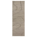 Contempo Charcoal Brown Beige Stripe Swirl - N2010 - 3' x 12' Runner