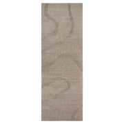 Contempo Charcoal Brown Beige Stripe Swirl - N2010 - 3' x 10' Runner