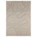 Contempo Charcoal Brown Beige Stripe Swirl - N2010 - 8' x 11'