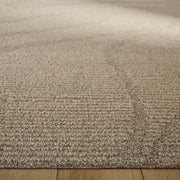Contempo Charcoal Brown Beige Stripe Swirl - N2010 - 5' x 8'