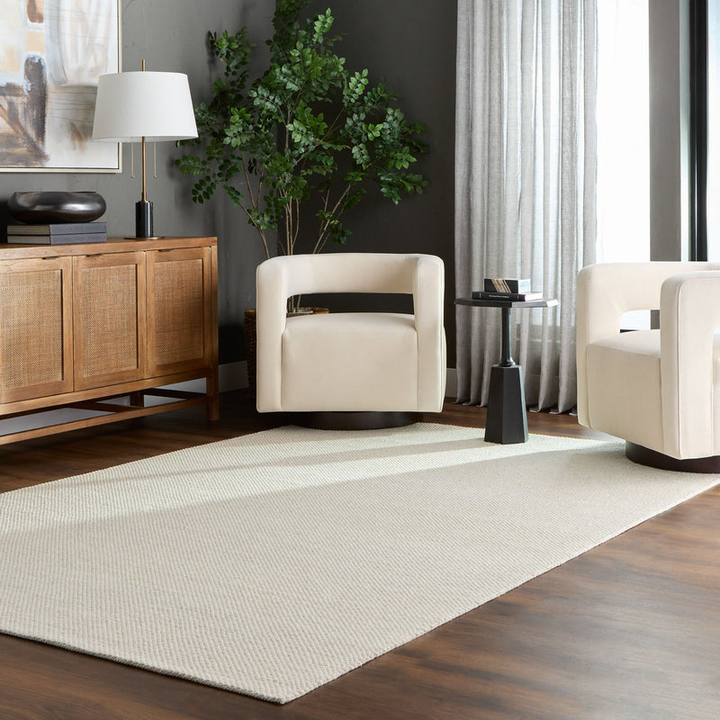 Brinda Ivory Monochromatic - N3001 - 5' x 8'