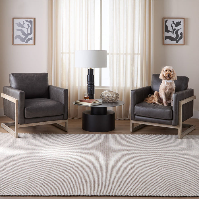 Saira Beige Ivory Monochromatic - N3006 - 5' x 8'