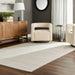 Kiran Ivory Monochromatic - N4001 - 5' x 8'