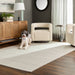 Kiran Ivory Monochromatic - N4001 - 2' x 3'