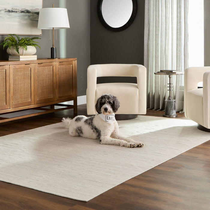 Kiran Ivory Monochromatic - N4001 - 10' x 13'