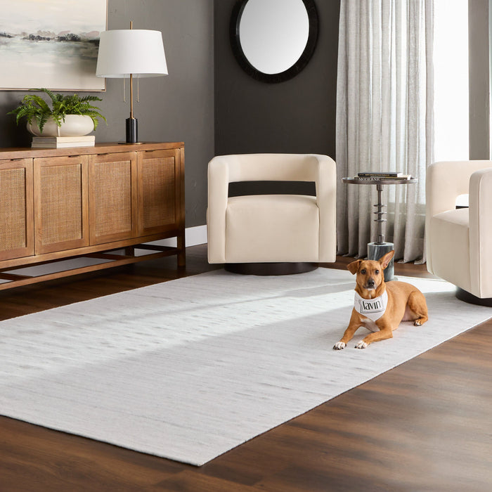 Kiran Gray Monochromatic - N4002 - 5' x 8'