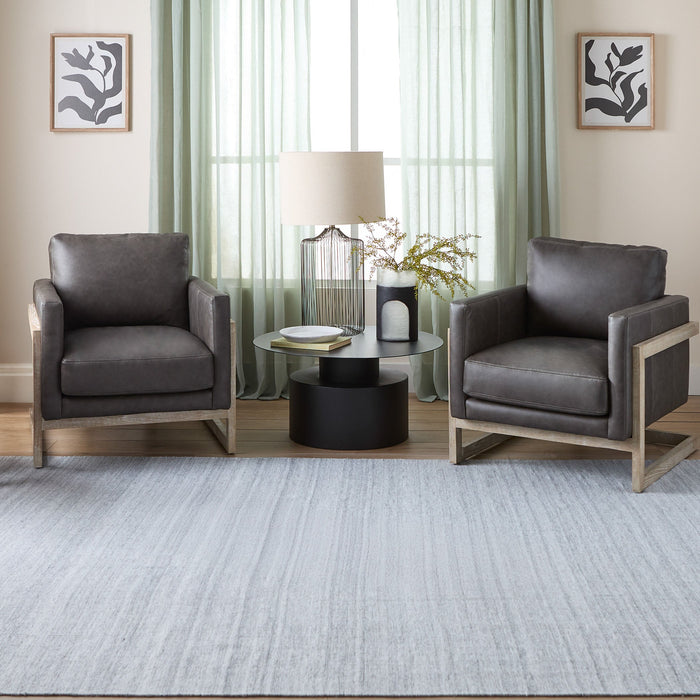 Kiran Blue Monochromatic - N4003 - 8' x 11'