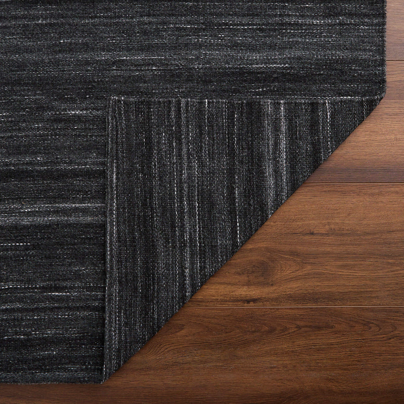 Kiran Black Monochromatic - N4006 - 5' x 8'