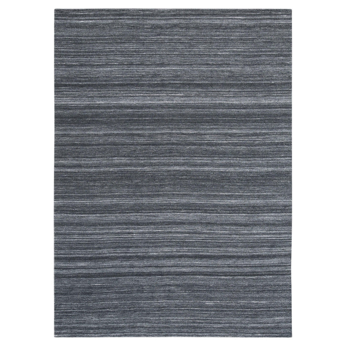 Kiran Black Monochromatic - N4006 - 7' x 9'