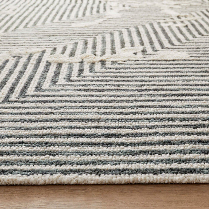 Vani Green Ivory Geometric - N5003 - 8' x 11'