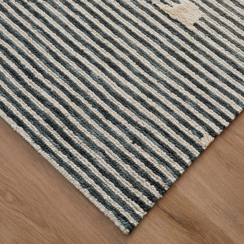 Vani Green Ivory Geometric - N5003 - 2' x 3'