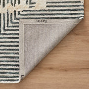 Vani Green Ivory Geometric - N5003 - 5' x 8'