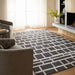 Contemporary Luxe Black Geometric - N5007 - 5' x 8'