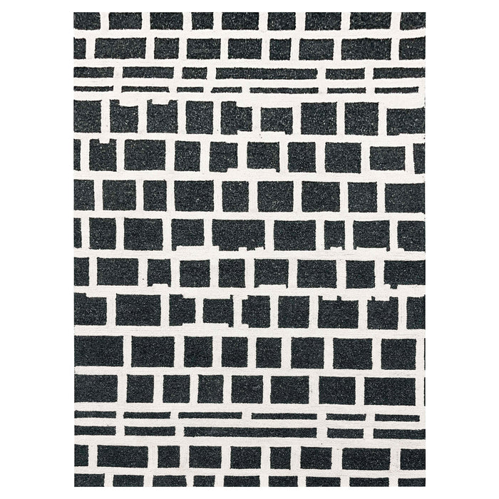 Contemporary Luxe Black Geometric - N5007 - 7' x 9'
