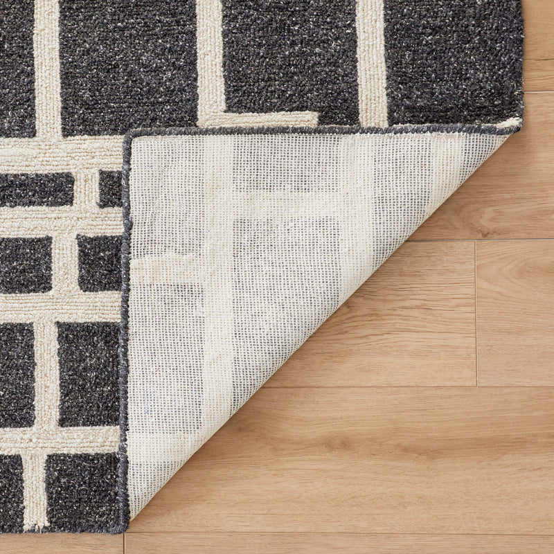 Contemporary Luxe Black Geometric - N5007 - 10' x 13'